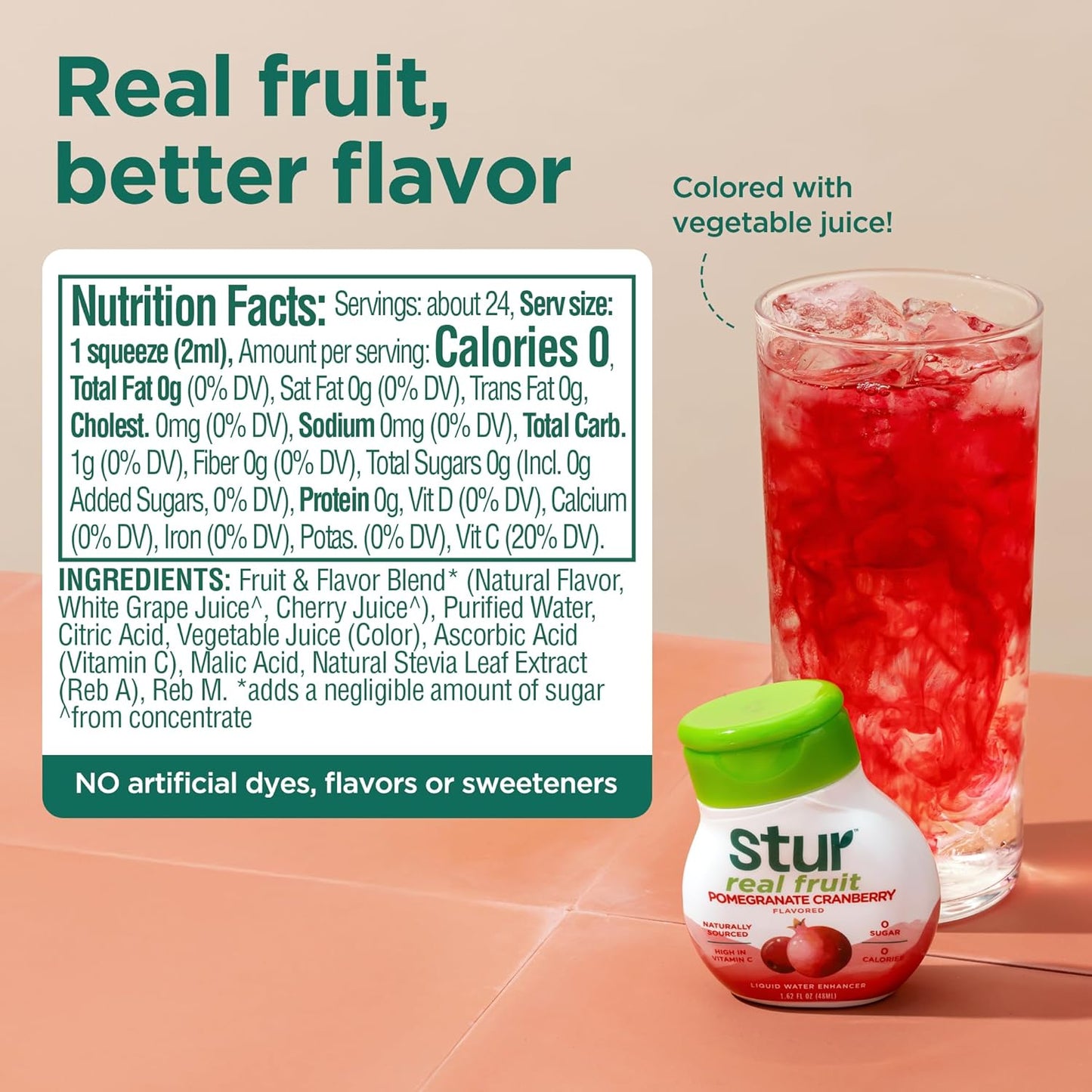 Stur Liquid Water Enhancer | Summer Variety Pack | Naturally Sweetened | Sugar Free | Zero Calories | Keto | Vegan | 5 Bottles, Makes 120 Drinks