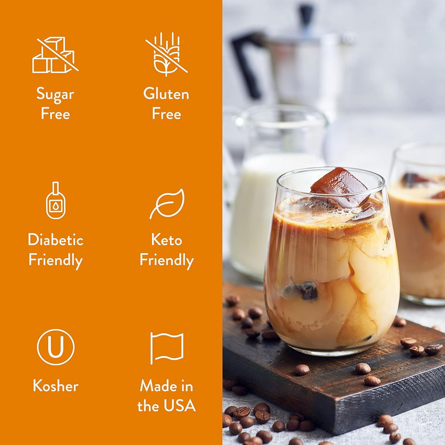 Jordan's Skinny Syrups Butter Toffee, Sugar Free Flavoring Syrup, 25.4 Fl Oz (Pack of 2)