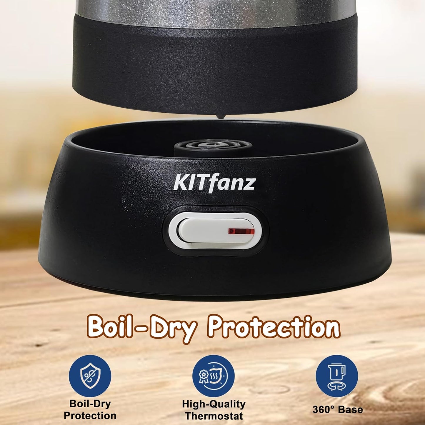 Electric Espresso Coffee Maker, Italian Coffee Pot, Electric Moka Pot, Cuban Coffee Maker, Portable Cafeteras Electricas Espresso Makers with Detachable Base 3 or 6 Cup (Grey)