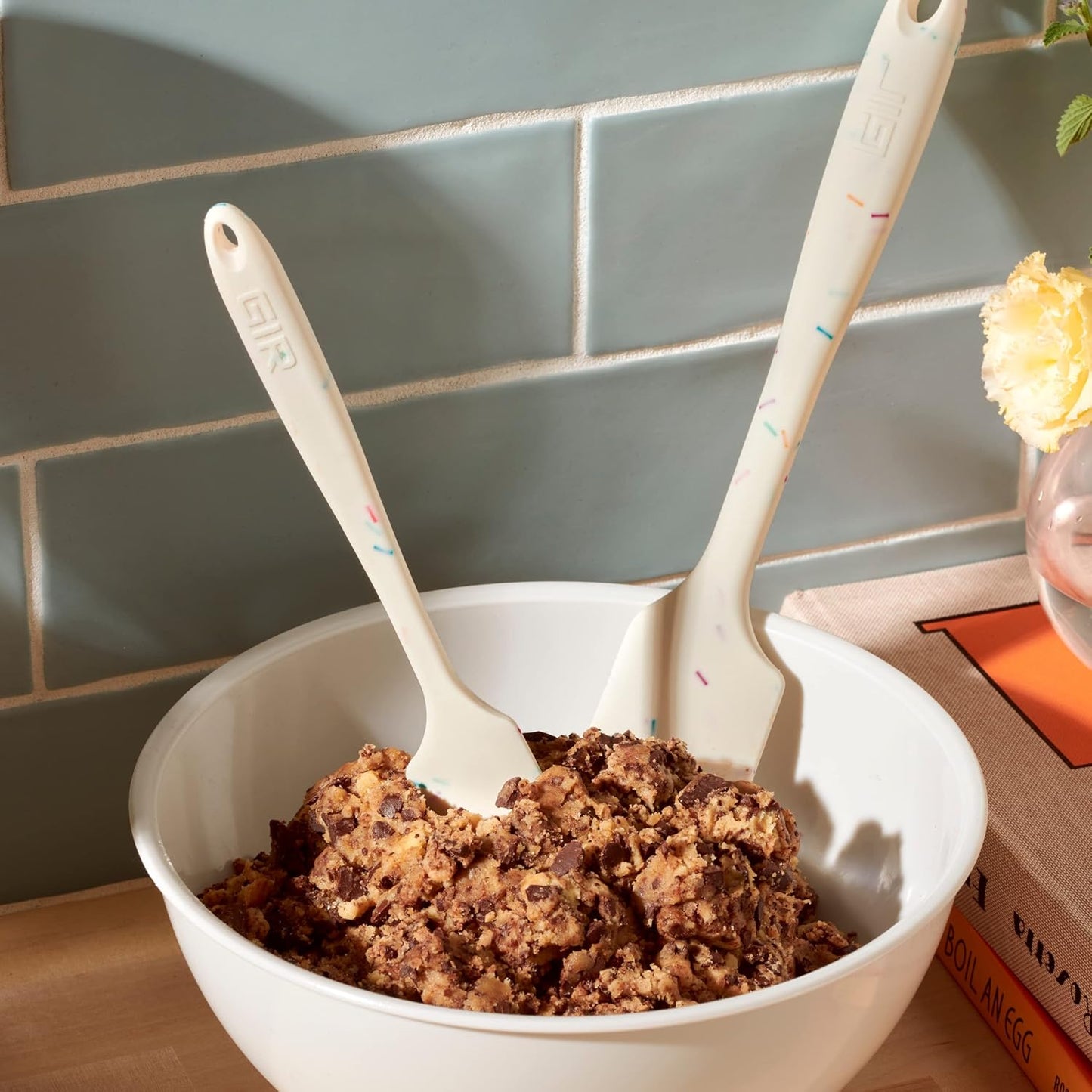 GIR: Get It Right Silicone Cooking Spatula - 11 In Black - Heat Resistant to 425°F - Seamless Nonstick Silicone Cooking Utensils for Kitchen Use & Baking