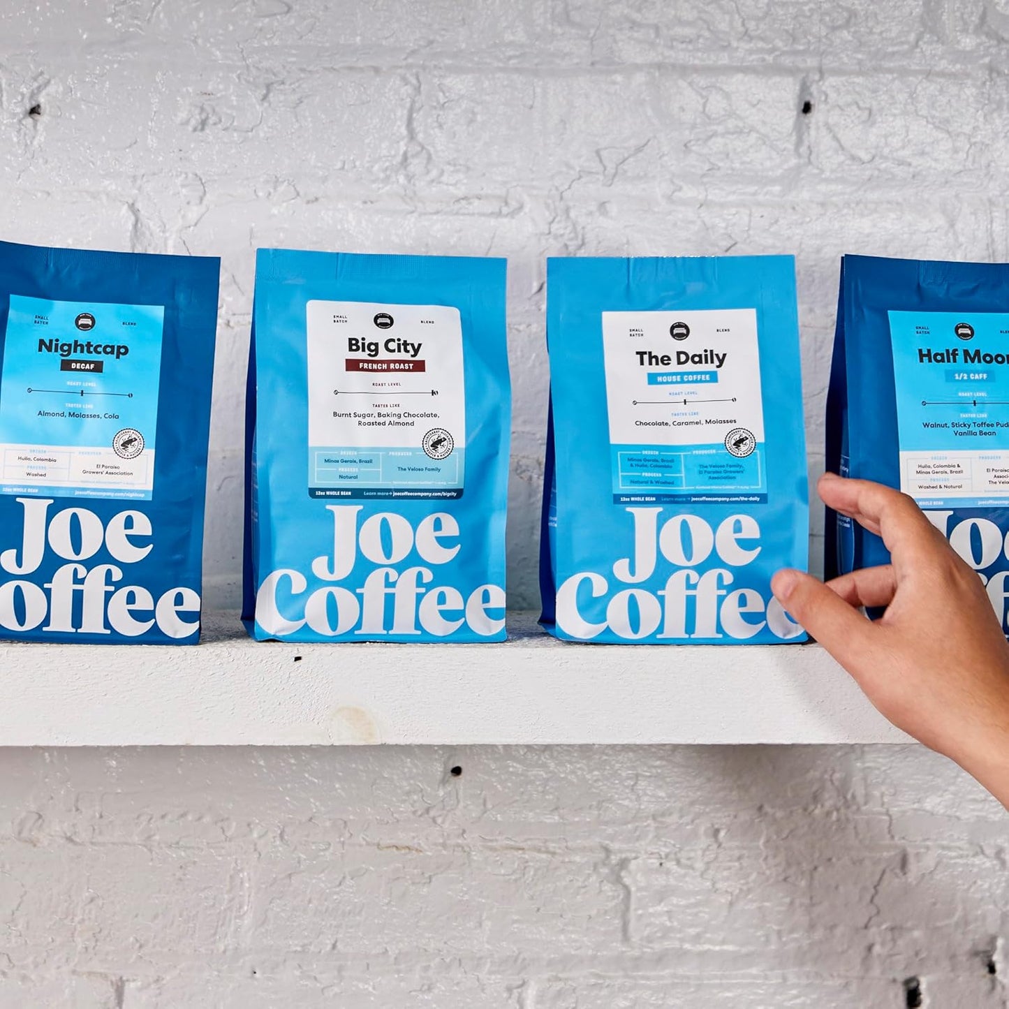 Joe Coffee Company - The Daily Ground Coffee, 6 oz Bag | NYC Roaster, RFA Certified, Kosher, Climate-Friendly, Specialty Grade