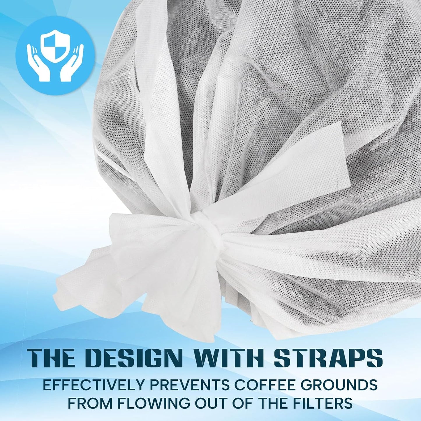 50 Piese Cold Brew Coffee Filters with Drawstring, 20" X 20" Commercial Cold Brew Bags for Commercial Model Cold Brew Coffee Makers and 5 Gallon Commercial Systems, Brew Up To 5 LBS Coffee