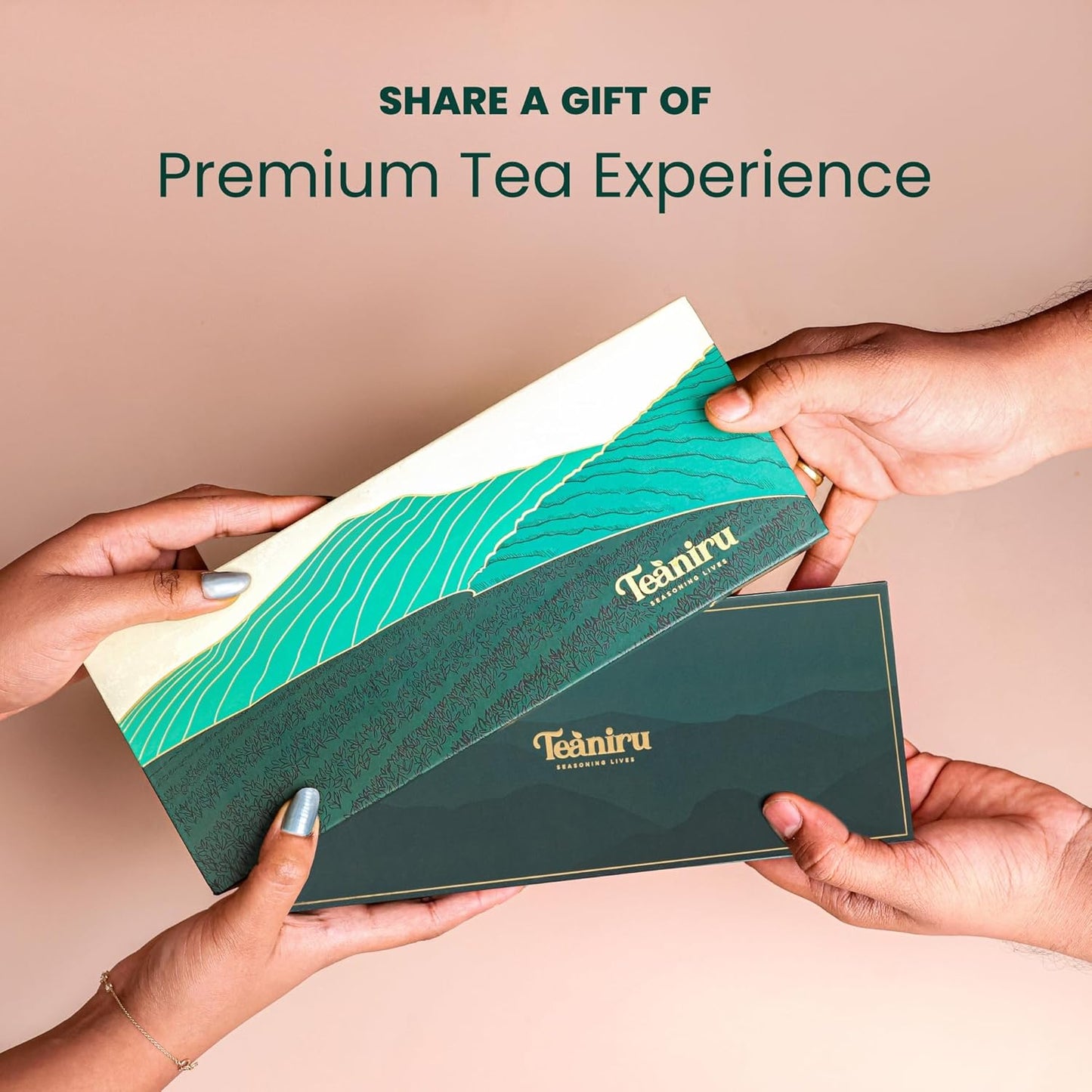 Teaniru, Gourmet Tea Collection – Pack of 10 | 6 Flavored Loose Leaf Tea Set | Gourmet Tea Gift Sets | Corporate Gifting & Bulk Gifts