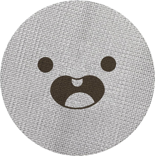 51mm Espresso Puck Screen, Lower Shower Screen, Metal Coffee Reusable Filter for 51mm Espresso Portafilter Basket, 1.7 Thickness(Happy)