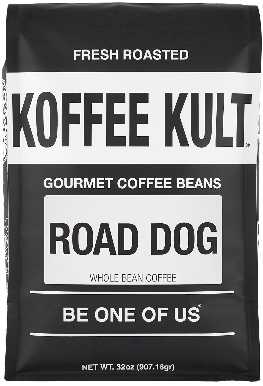 Koffee Kult Road Dog Dark Roast Coffee Beans (whole bean, 32oz)