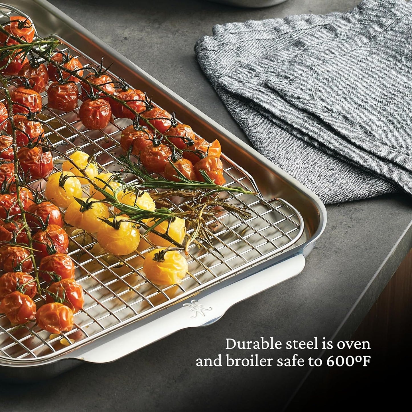 Hestan Provisions OvenBond – 3-Piece Tri-ply Baking Sheet Set – Professional Stainless Steel Bakeware