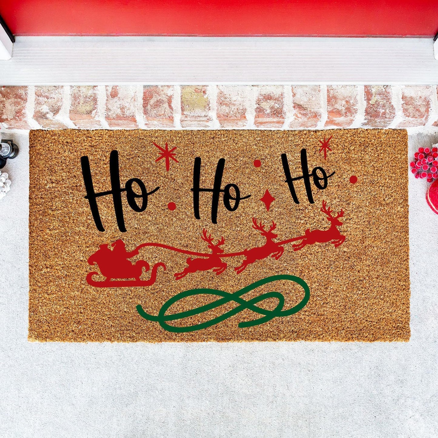 Christmas Stencils for Painting 12x8” Large Christmas Stencil Cardinal Believe Snowman Xmas Holiday Drawing Templates for Wood Shirts Door Mat Porch Hanger Decor(XMS Stencil 14-9p/12x8in)