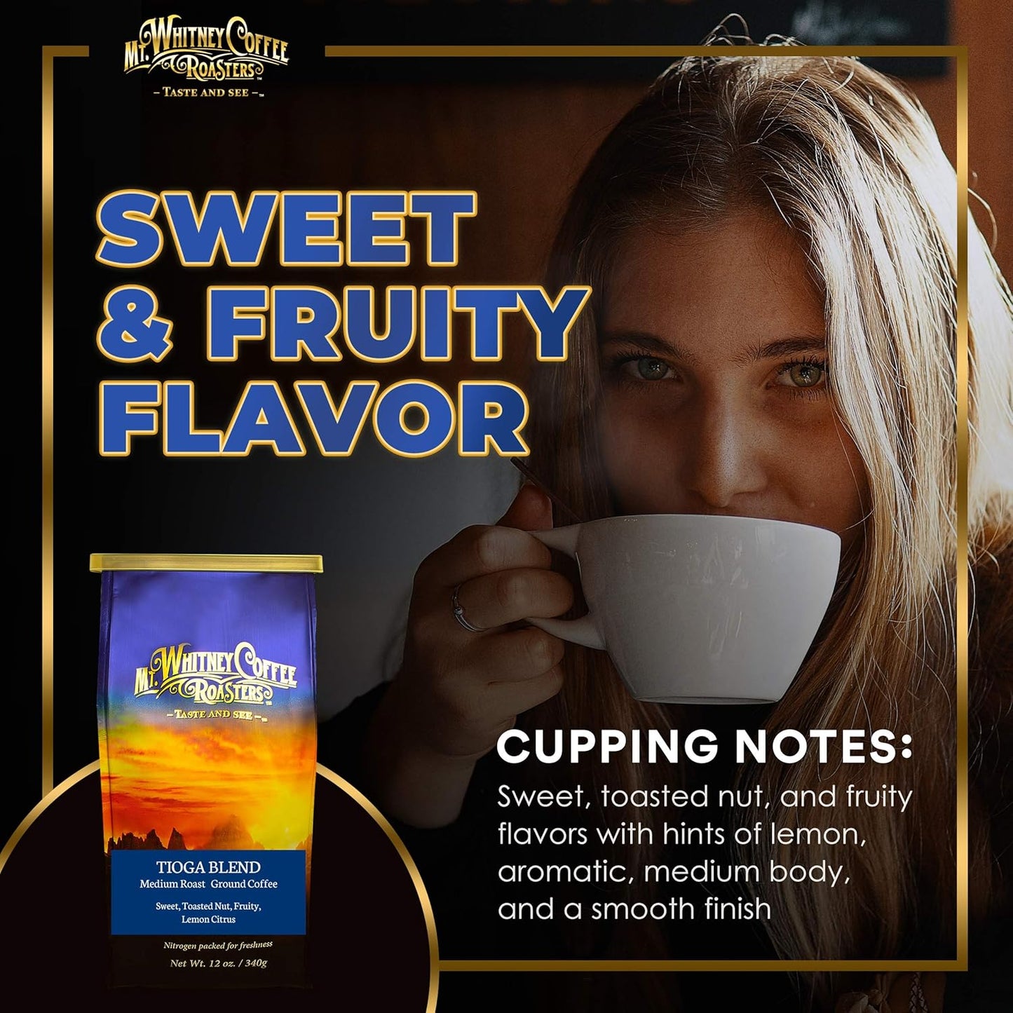 Mt. Whitney Tioga Blend Coffee (Ground, 12 Oz)