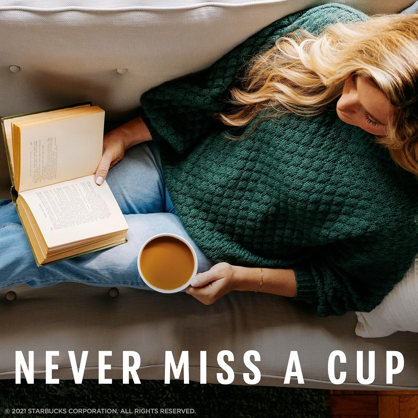 Starbucks K-Cup Coffee Pods, Caramel Naturally Flavored Coffee For Keurig Brewers, 100% Arabica, 1 Box (22 Pods)