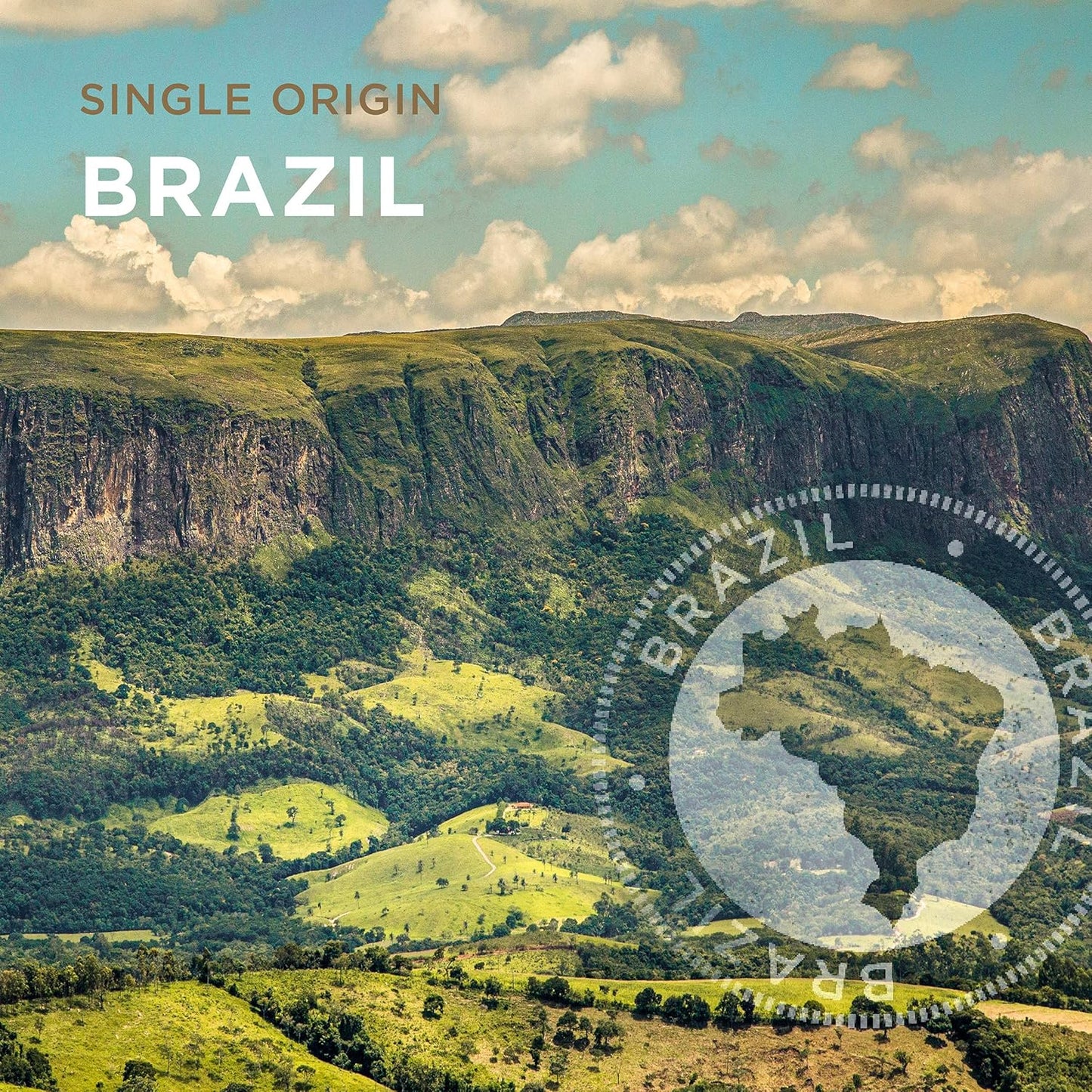 Peet's Coffee Single Origin Brazil, Medium Roast, 22 Count Single Serve K-Cup Coffee Pods for Keurig Coffee Maker