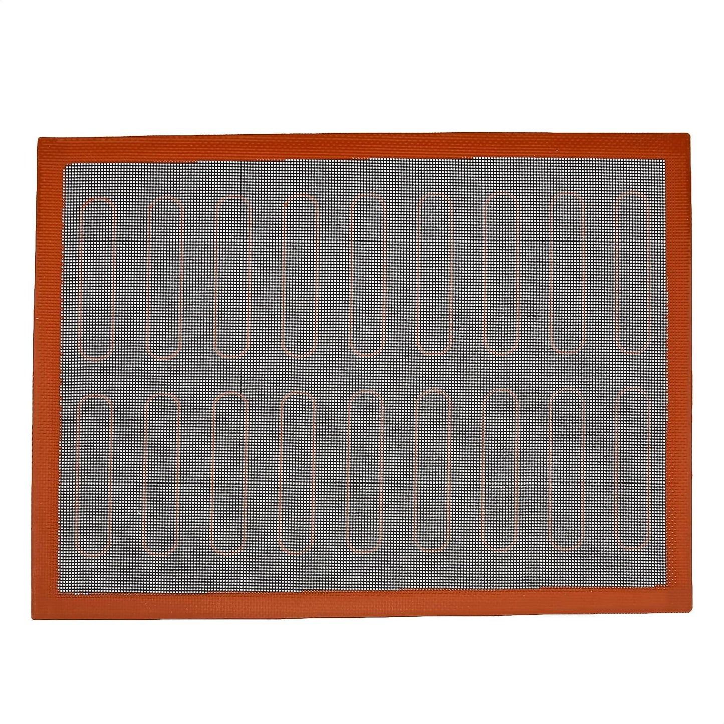 Amazon Basics Silicone Non-Stick Eclair Baking Mat, Reusable, Easy to Clean, 2 Pack, Black/Red/White, Rectangular, 15.7" x 11.8" (Previously AmazonCommercial brand)