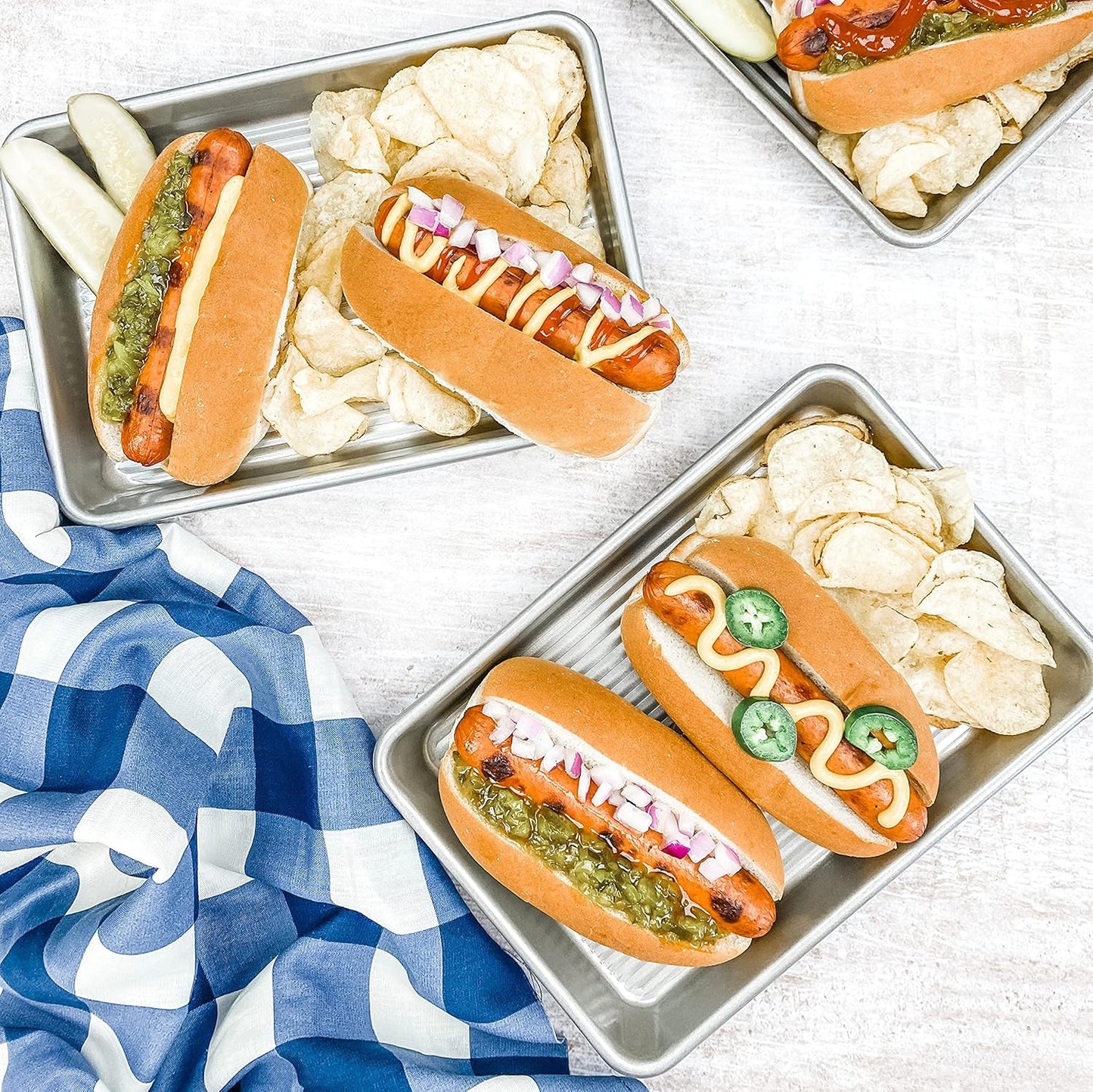 USA Pan Bakeware Mini Sheet Pan, Warp Resistant Nonstick Baking Pan, Aluminized Steel