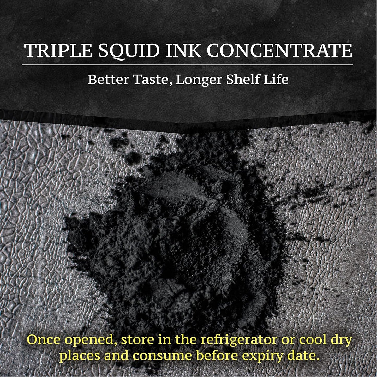 Black Hut Cuttlefish Squid Ink Powder, Perfect for Festive Baking & Cooking, Ideal for Rice, Noodles, Pasta, Spaghetti, Risotto, Tinta de Sepia, Halal Certified, Contains Molluscs, 1.76oz / 50g